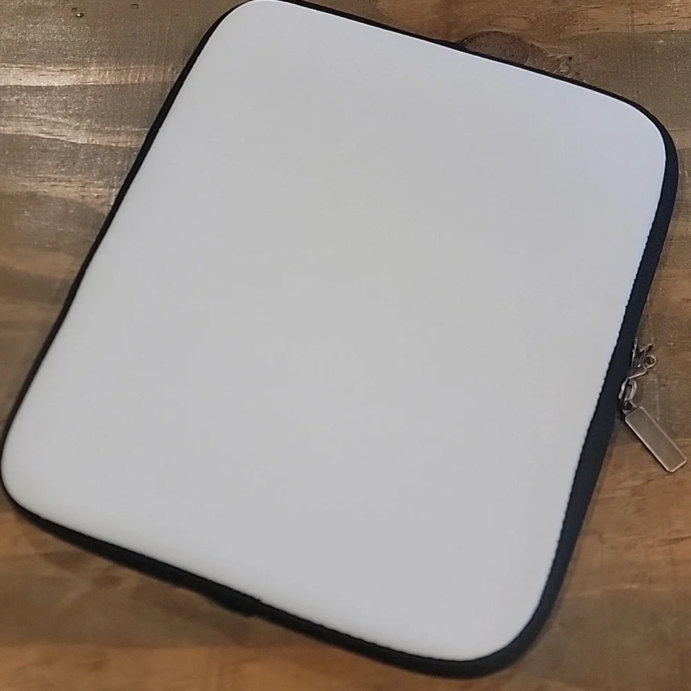 Sleek White Tablet Sleeve